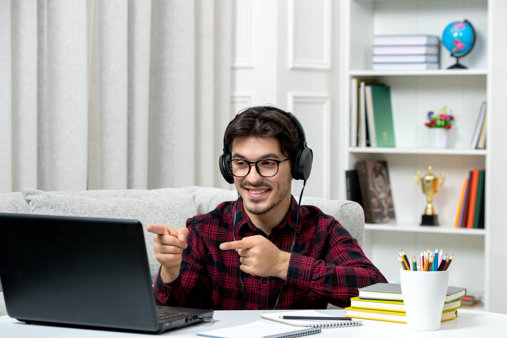 Learner attending online training